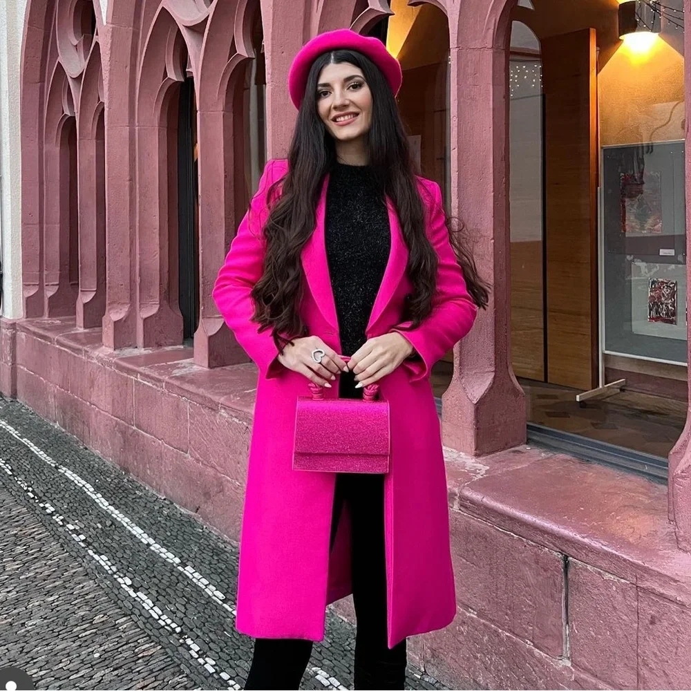 Zara tailored double breasted coat
